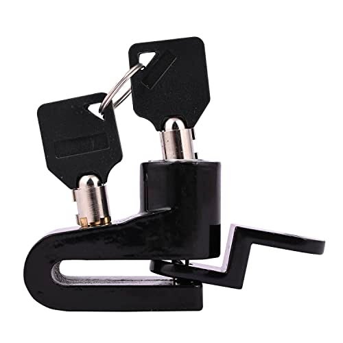 CASAGO CADBL1 Disc Lock with Two Keys Stainless Steel Heavy Duty Anti Theft Water Resistant Motorcycle Disc Brake Locking for All Bike Bicycle Scooters Security (Pack of 1, Multicolour) - Image 1