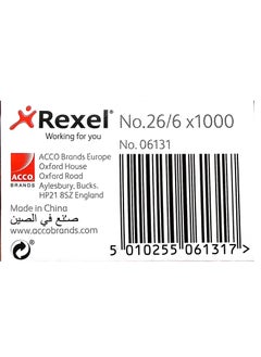 Rexel Rexel 26/6 Staple Pin Set  - Image 2