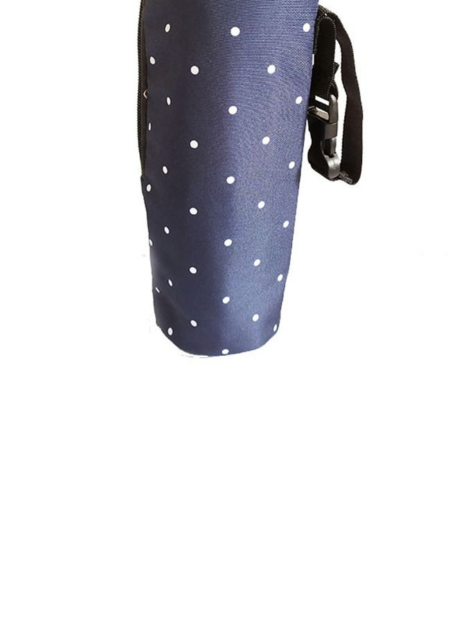 Loquat Convenient Thermos Milk Bottle Bag 8*8*24CM Blue  - Image 3