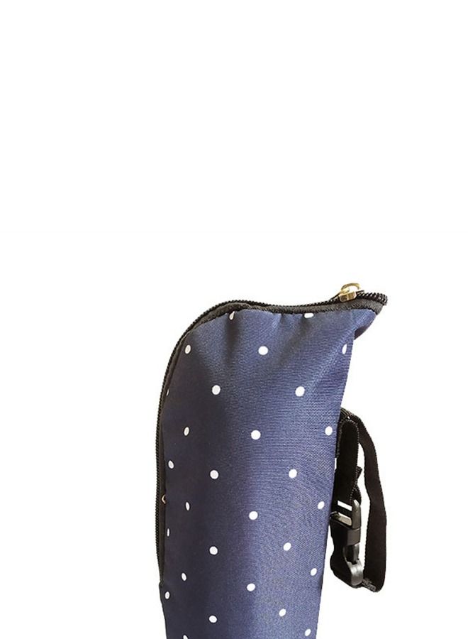 Loquat Convenient Thermos Milk Bottle Bag 8*8*24CM Blue  - Image 2