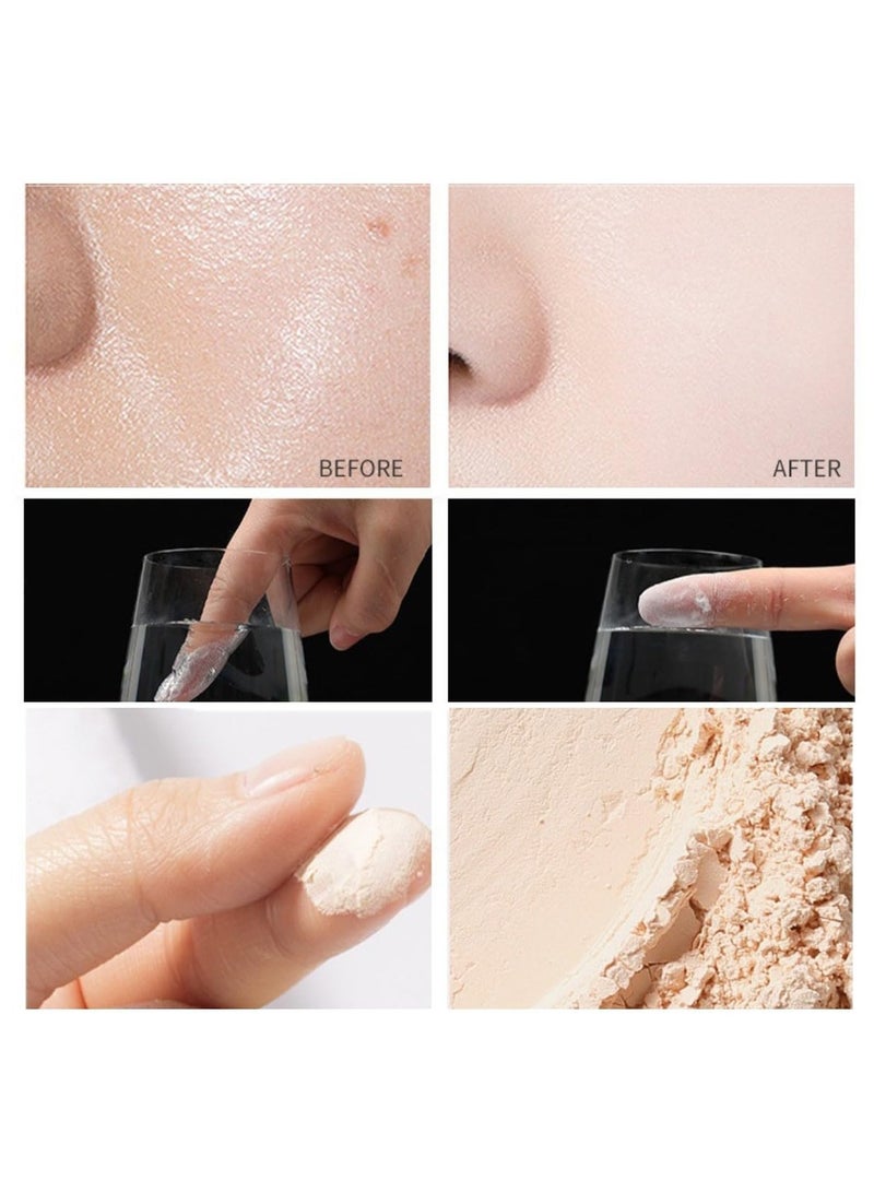 SYOSI Foundation Powder Palette 2-in-1, creamy foundation & compact powder, powder make-up with high opacity compact powder, cream foundation fresh face powder with matt finish, for neutral skin tones - Image 5