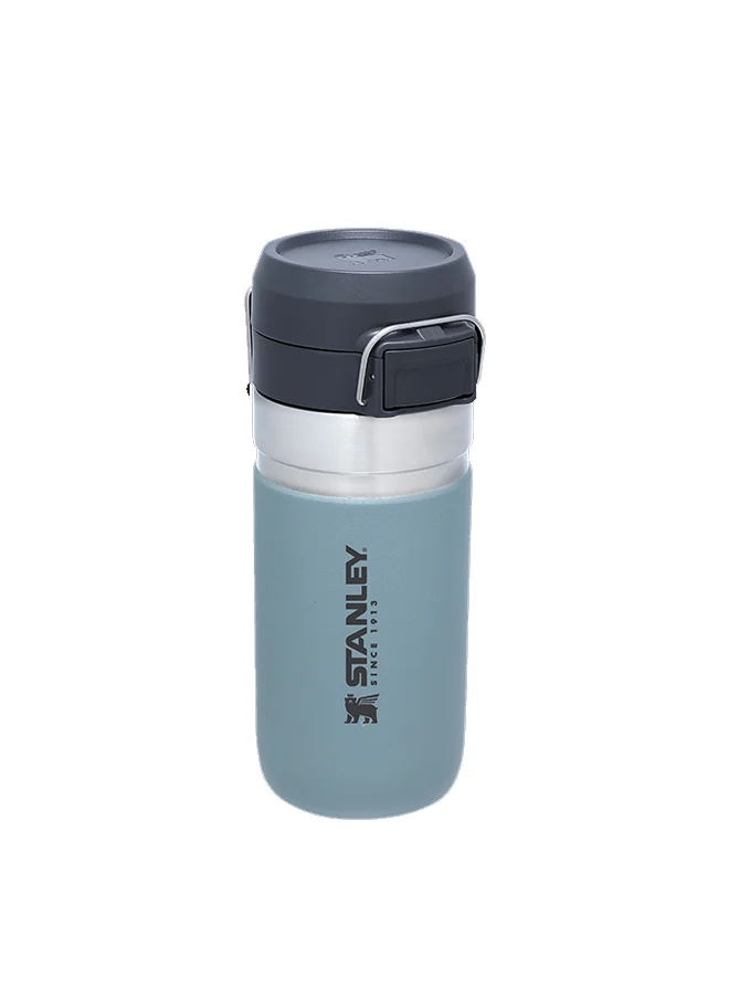 ستانلي Stanley Quick Flip Water Bottle .47L / 16OZ Shale â€“ Leakproof | Stainless Steel Water Bottle | Push Button Locking Lid | BPA FREE | Cup Holder Compatible | Dishwasher safe | Lifetime Warranty