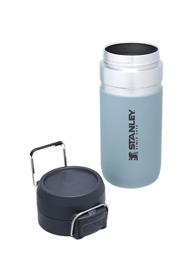 ستانلي Stanley Quick Flip Water Bottle .47L / 16OZ Shale â€“ Leakproof | Stainless Steel Water Bottle | Push Button Locking Lid | BPA FREE | Cup Holder Compatible | Dishwasher safe | Lifetime Warranty