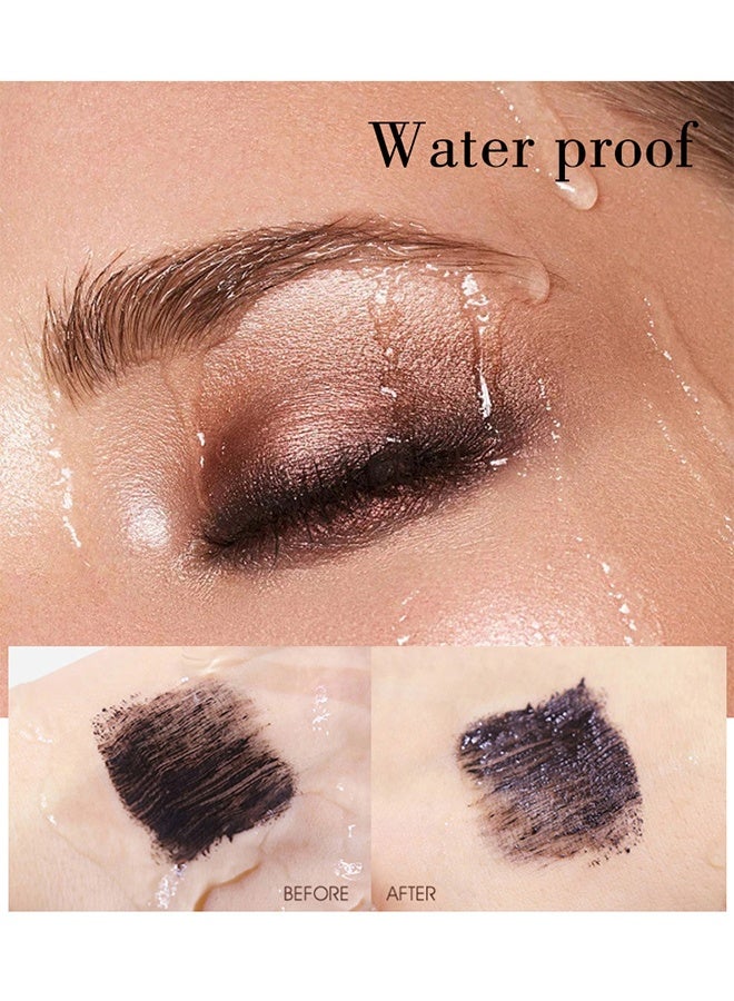 Maxfine Extreme Big 5D Volume Lash Mascara Fiber Lash Extensions Colored Mascara Long Lasting Smudge Proof Non Clumping Curling Voluminous Mascara for Lengthening Charming Lashes BLUE #04 - Image 4