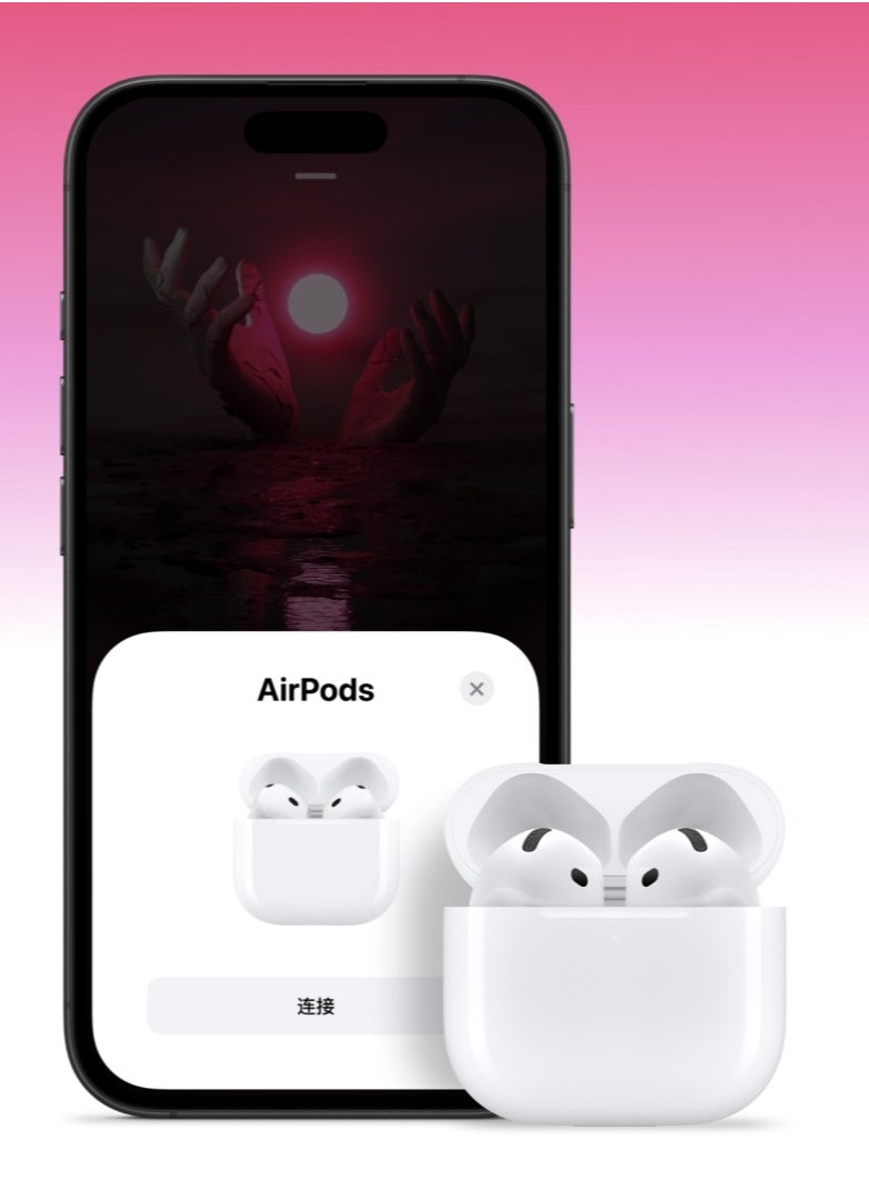 Generic - AirPods 4 Wireless Earbuds, Bluetooth Headphones, with Active Noise Cancellation, Adaptive Audio, Transparency Mode, Personalized Spatial Audio, USB-C Charging Case, Wireless Charging - Image 1