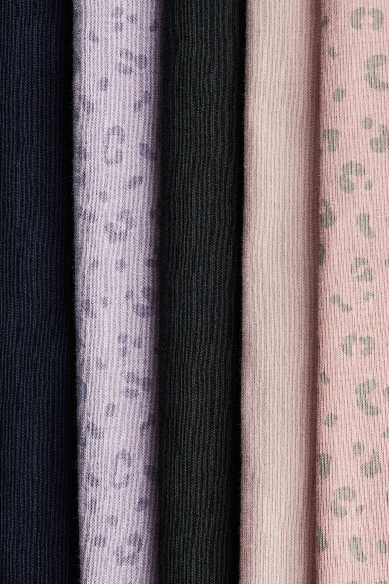 H&M 5-pack jersey leggings