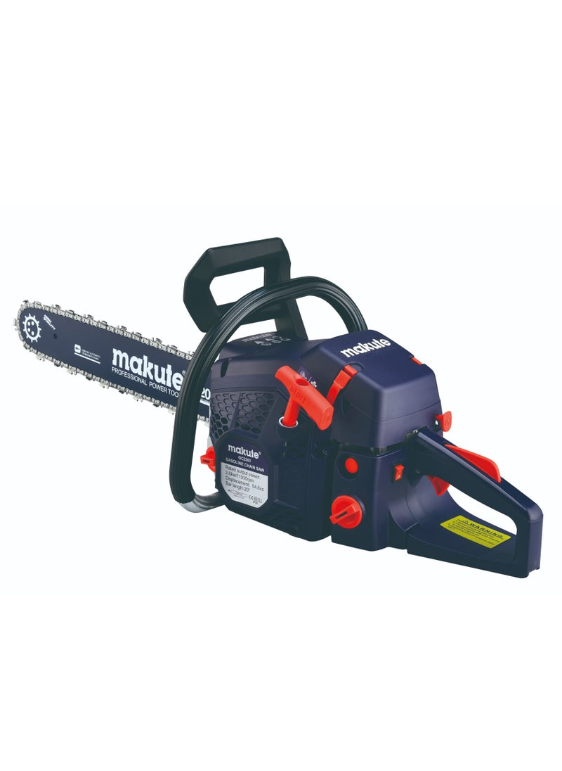 makute - Gasoline Chainsaw, Wood Cutting Chainsaw for Efficient, Powerful 54.6cc Powerful 2-Stroke Engine with 20-Inch Chain for Heavy-Duty Firewood and Tree Cutting – GC2301 - Image 1