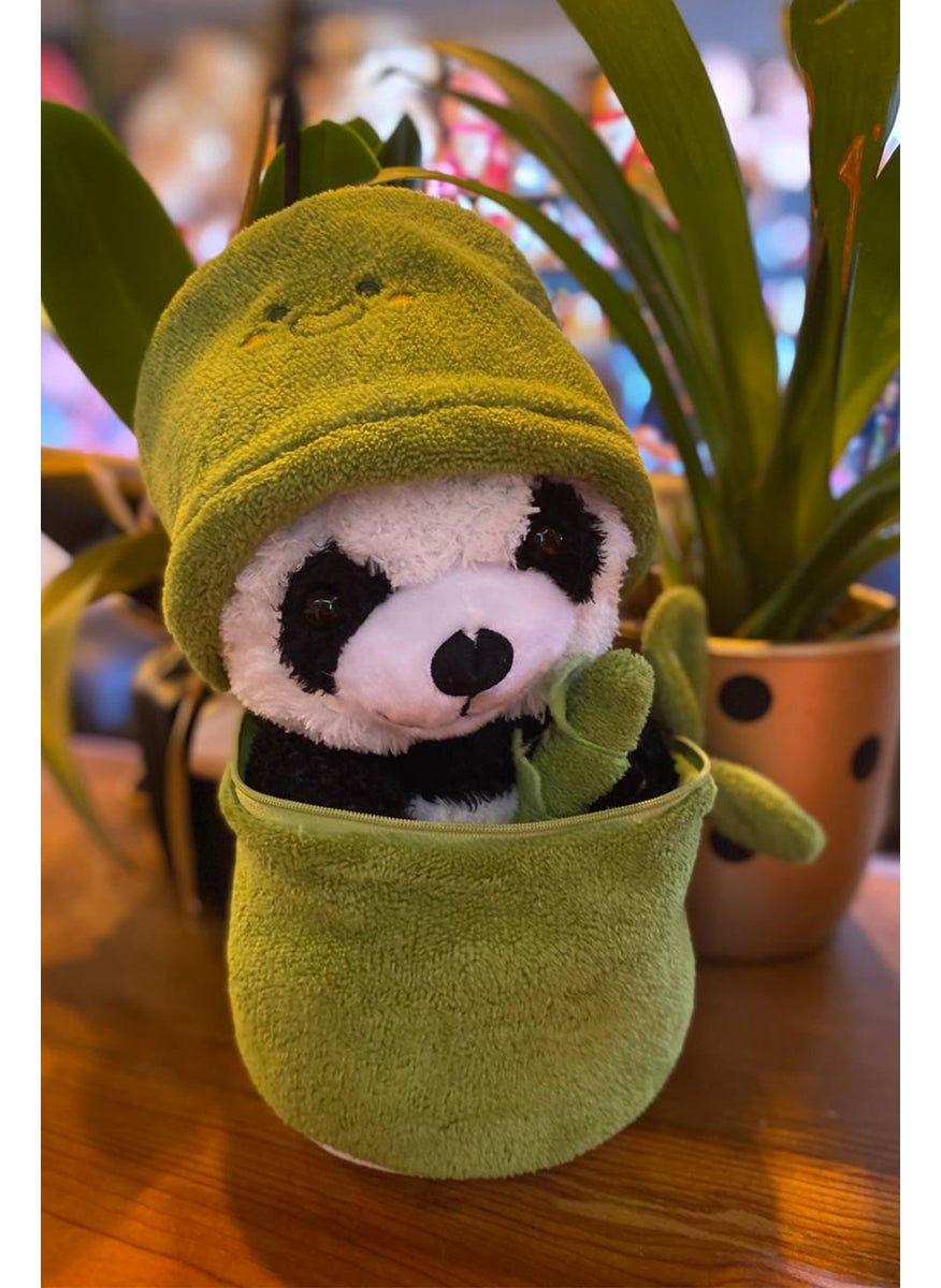 Canestar Special Gift Bamboo Panda Special Pouch Design Plush Panda Toy  - Image 1