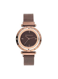 GIORDANO Giordano Analog Wrist Watch for Women Stylish Metal Strap with Water Resistant 3 Hand Mechanism for Girls & Ladies to Compliment Your Look/Ideal Gift for Female - GZ-60035  - Image 1