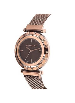 GIORDANO Giordano Analog Wrist Watch for Women Stylish Metal Strap with Water Resistant 3 Hand Mechanism for Girls & Ladies to Compliment Your Look/Ideal Gift for Female - GZ-60035  - Image 2