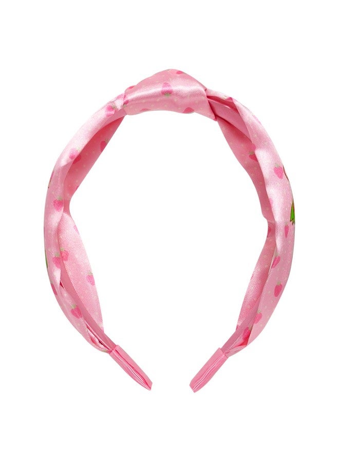 LUV HER Licensed Strawberry Shortcake Knotted Headband - Thick Headbands For Girls - One Size Fit All - Hair Accessories For Her Ages 3+ - Image 3