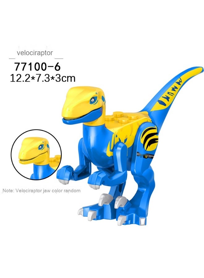 نيبمينينت لعبة تركيب ديناصور تريسراتوپس صغيرة من ألعاب البناء الجوراسية للأطفال