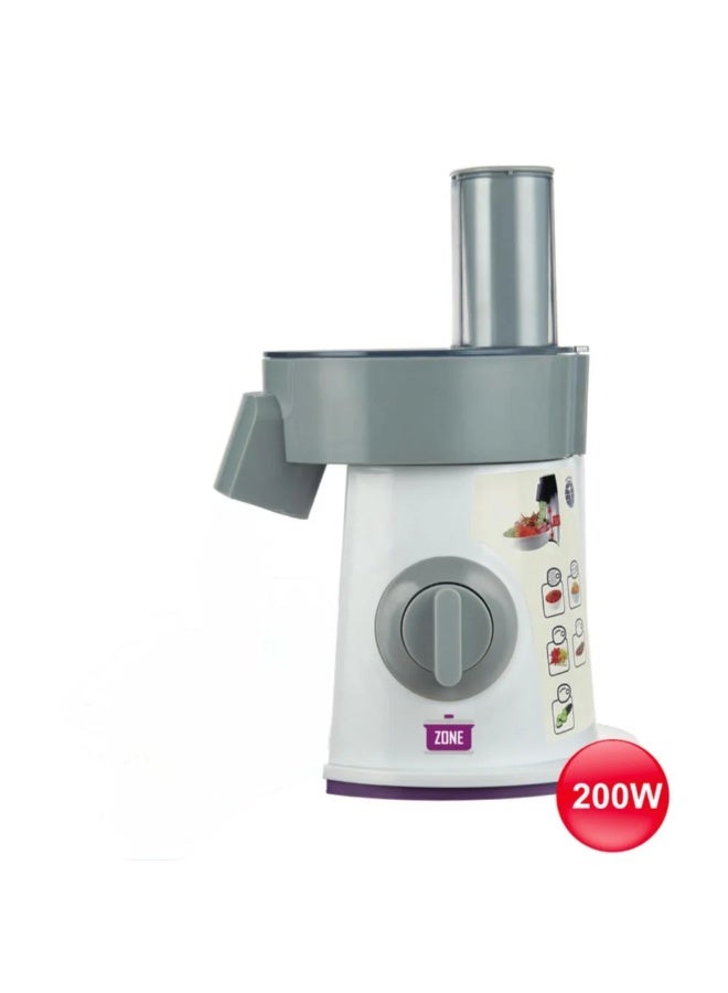 kitchen zone Salad Maker Electric Kitchen Zone 6-in-1 200W AK_200  - Image 3