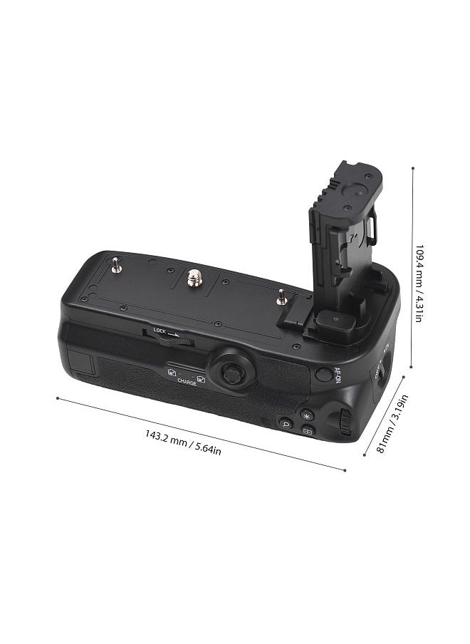 Generic - BG-R10 Vertical Battery Grip Holder with Dual Battery Slots Compatible with Canon EOS R5/R6/R5C/R6 mark ii - Image 1