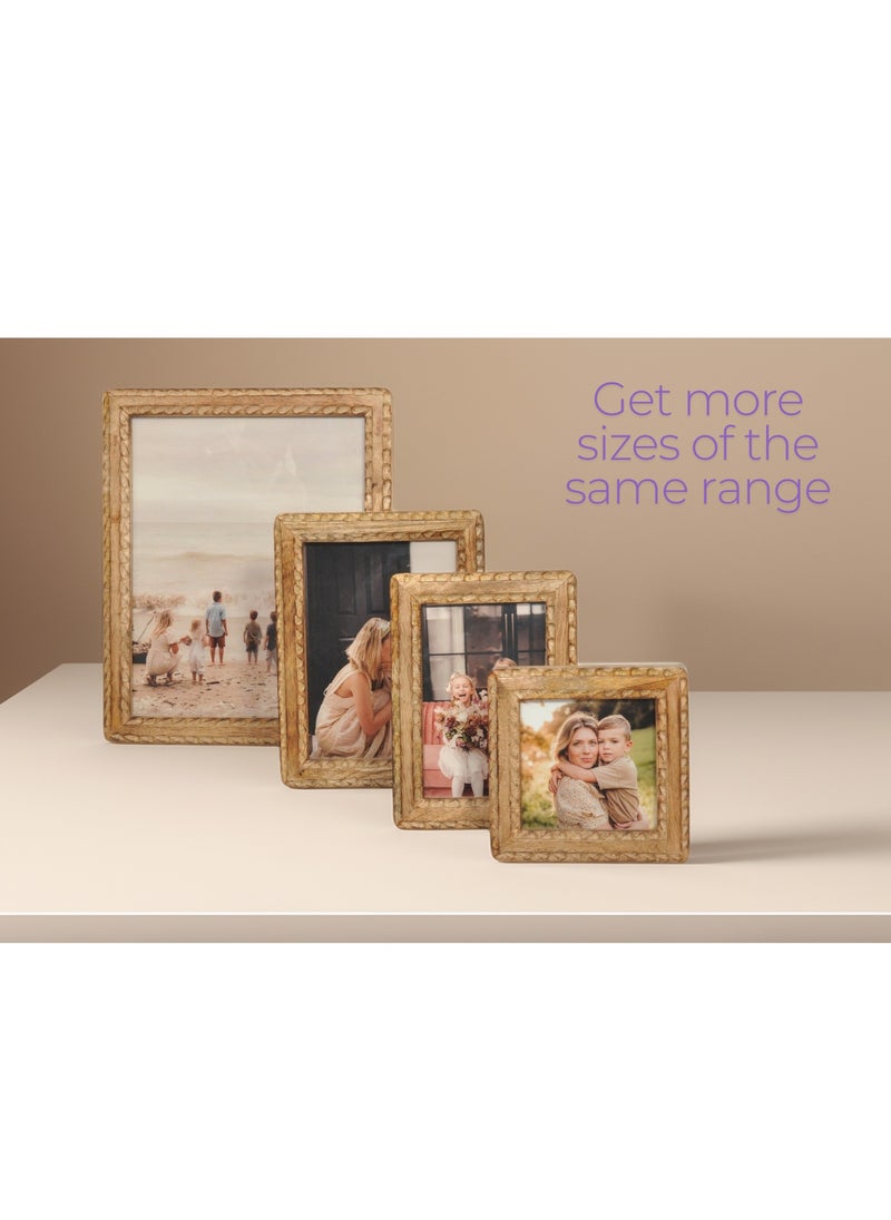 Mars & More - Handcrafted Wooden Photo Frame 15x20 cm by Artesania - Image 1