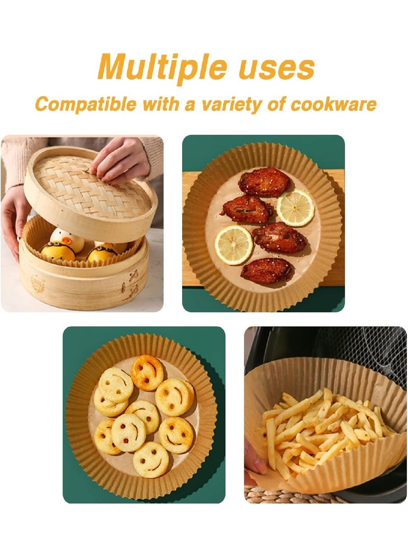 Air Fryer Disposable Paper Liners 20", 100 Sheets Non-Stick Oil Resistant Parchment Paper - Image 5