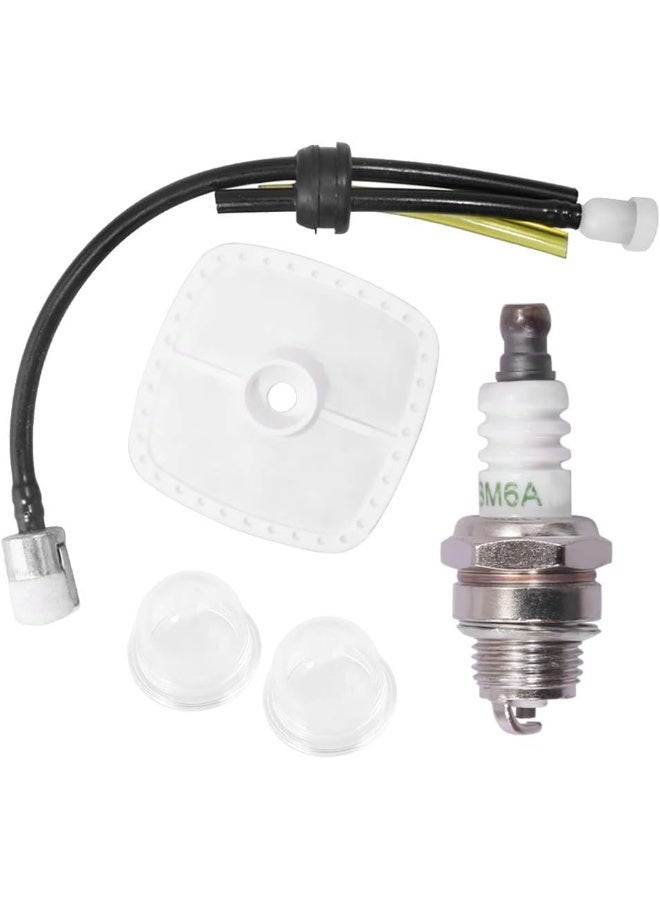 Saihisday Air Filter Fuel Line Primer Bulb Spark Plug For Echo Es-250 Pb-250Ln Pb252 Es-252 Blower Gt251 Gt251E Srm251 Srm251E Trimmer  - Image 2