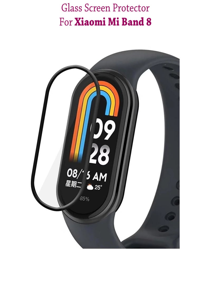 Nano Full Screen Protector For Xiaomi Mi Band 8 - Black  - Image 1