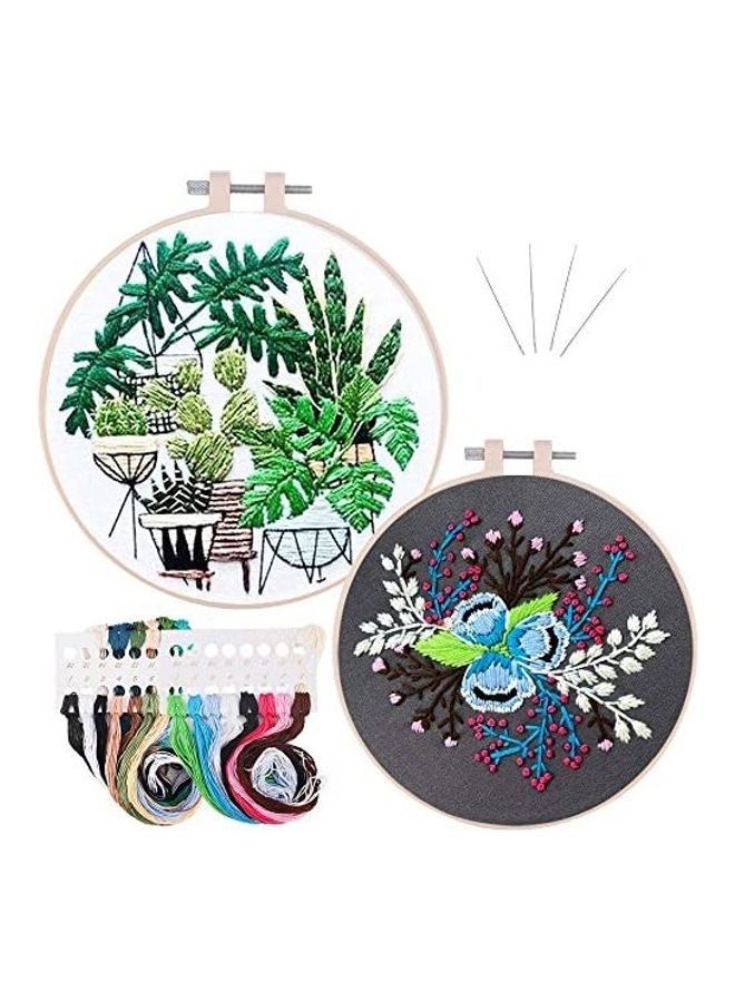NIBEMINENT Handmade Embroidery Starter Kit 1inch
