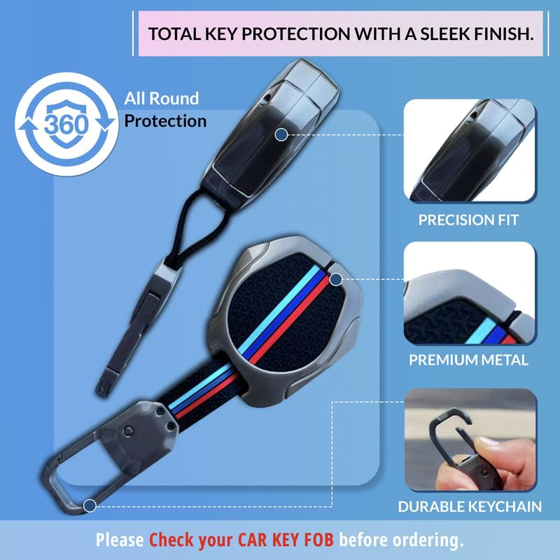 NEODRIFT 'KeyShield' Car Key Cover for Maruti Suzuki Swift (Shape 1, 02 Buttons) (Durable, Stylish, and 360° Protection) - Image 2