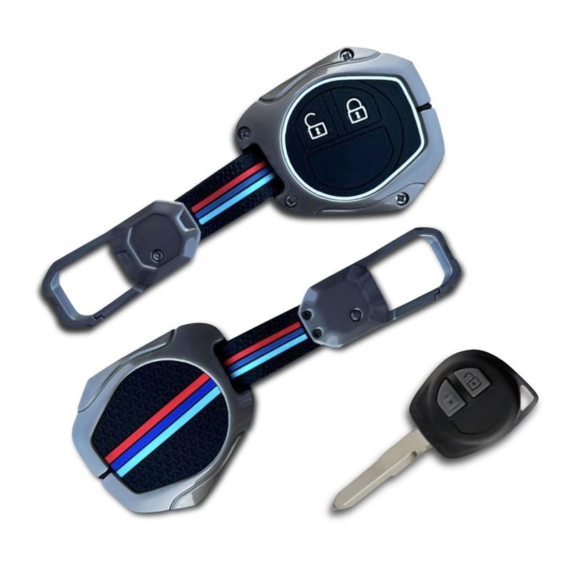 NEODRIFT 'KeyShield' Car Key Cover for Maruti Suzuki Swift (Shape 1, 02 Buttons) (Durable, Stylish, and 360° Protection) - Image 1