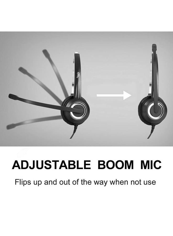 daily headset Corded Office Telephone Headphones RJ9 Cable Cisco IP Phone 7940 7942 7960 7962 8811 8841 8845 8851 8861 8961 9951 M12 (Monaural) - Image 5