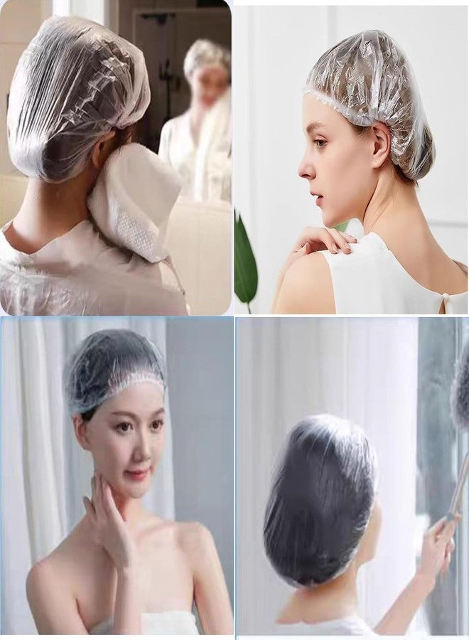 NYCTAN Shower Cap (Pack Of 100) - Reusable Waterproof Bath Cap for Women and Men - Shower Cap for Hotel, Spa, Salon & Bathroom (One Size, 100, gram) - Image 3