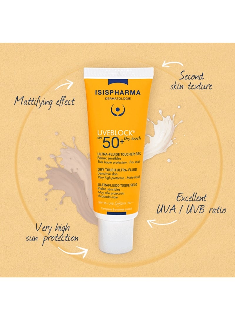 إيزيس فارما ايزيس فارما واقي شمس دراي تتش SPF 50 حماية عالية الترا فلويد 40 مل - Image 3