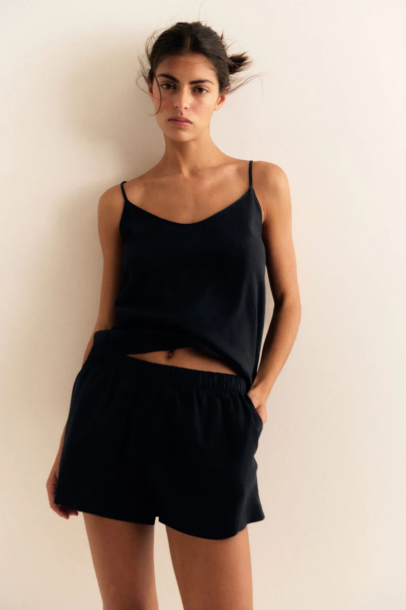 H&M Linen-blend shorts