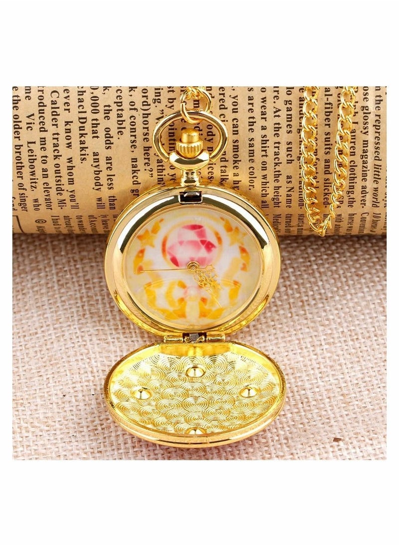 Y&D Vintage Bronze Men's Quartz Pocket Watch Gift  - Image 3