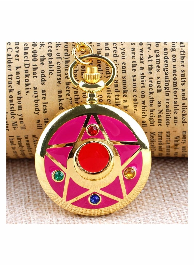 Y&D Vintage Bronze Men's Quartz Pocket Watch Gift  - Image 2