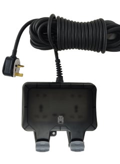 Hassan Waterproof Double Socket Extension with Long Cable  - Image 2