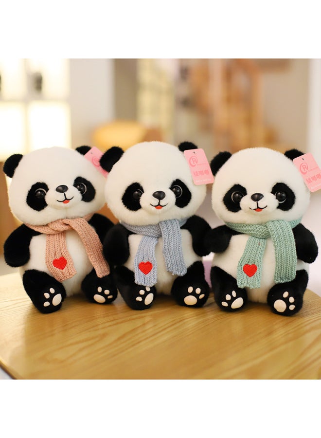 Cute Panda Dolls Wearing Clothes Plush Toys Friend Gifts From Sichuan Travel Souvenir Claw Machine Dolls Soft Short Fur Panda-Specifications:bow Tie-Color:28cm Gift Bag  - Image 3