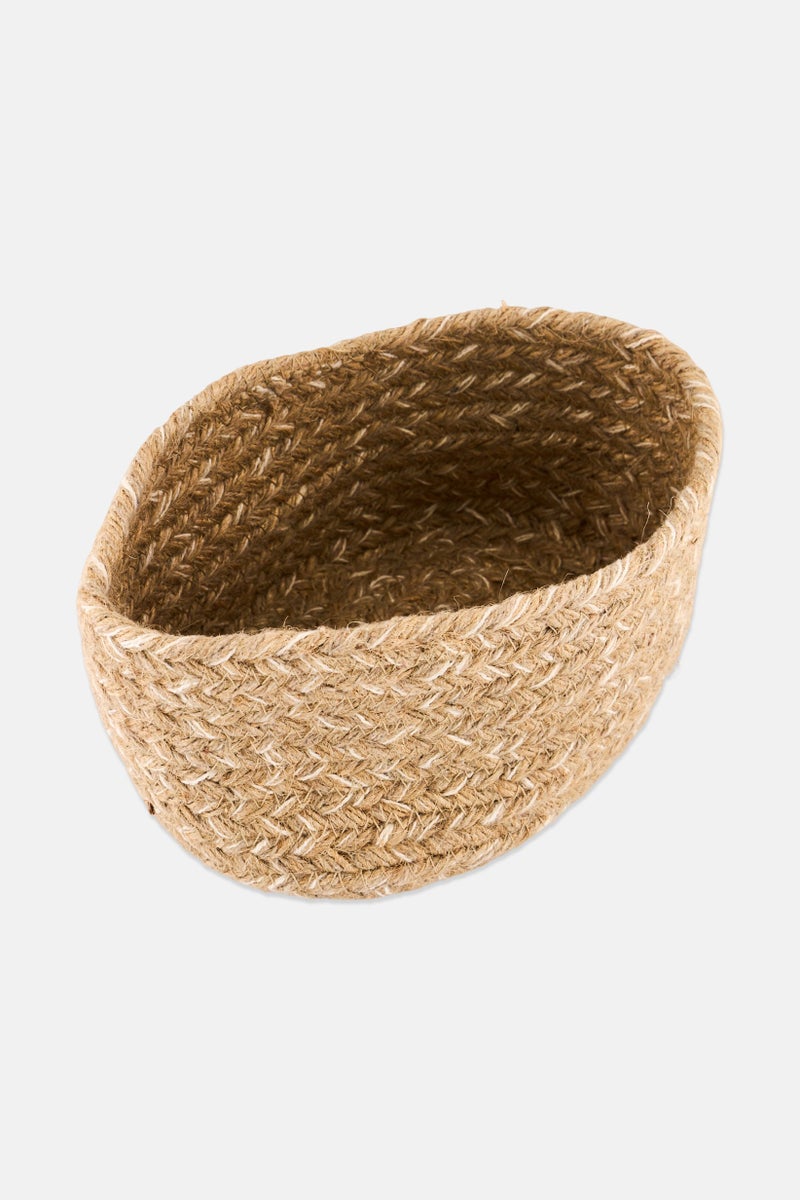 Muy Mucho Rattan Small Storage Basket, Tan - Image 3