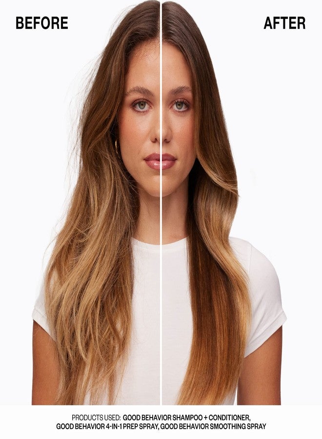 IGK GOOD BEHAVIOR Ultra Smooth Shampoo | Frizz Control + Hydrates + Shine | Vegan + Cruelty Free | 8 Oz - Image 5