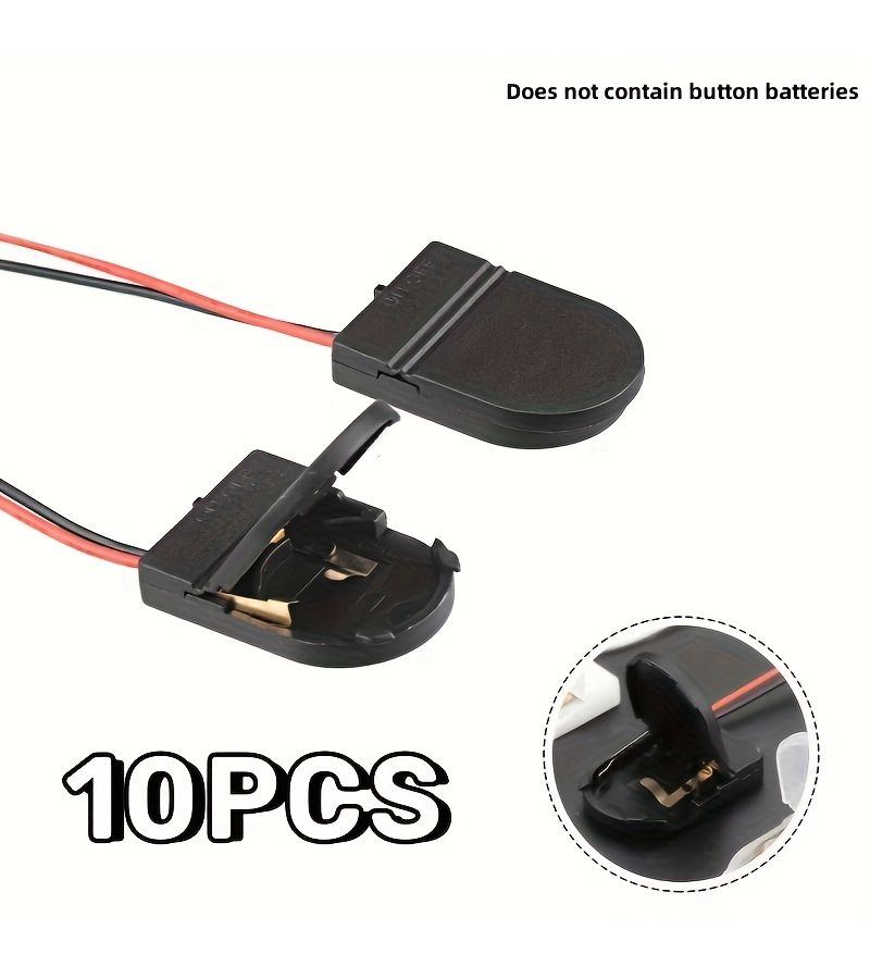 10pcs Single Slot Battery Holder Case With On Off Switch For 3V 12V 24V - Image 1