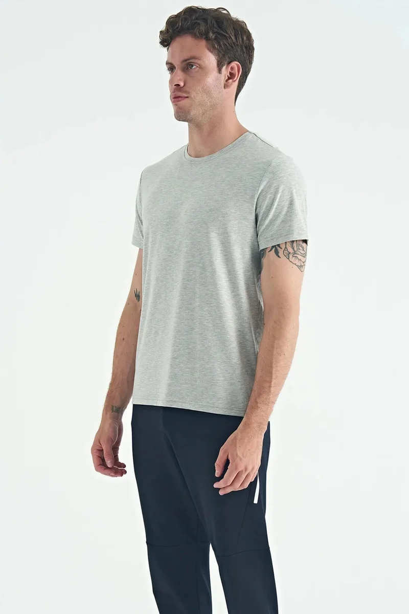 Tommylife TOMMY Men's Cotton Elastane Crew Neck T-Shirt
