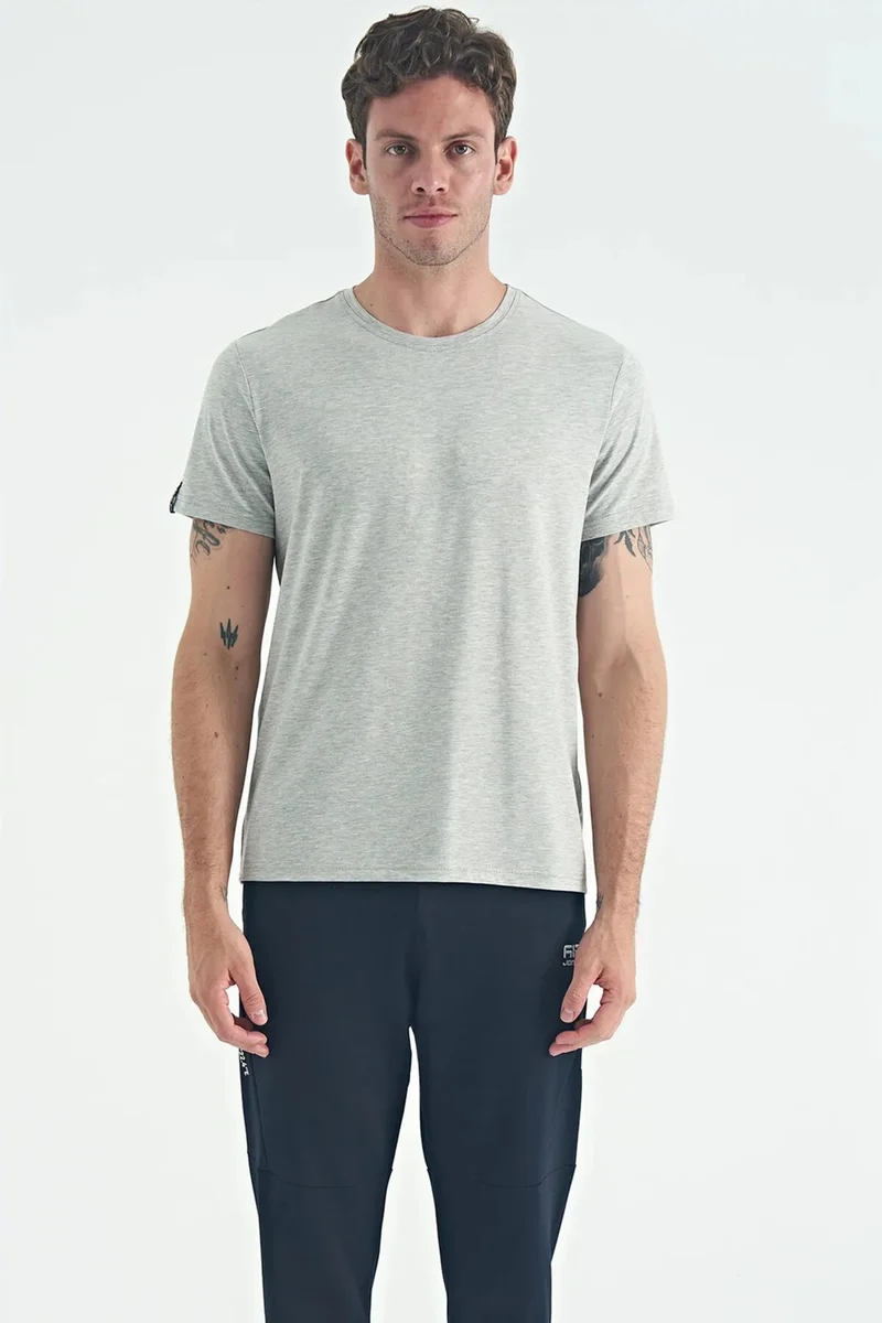 Tommylife TOMMY Men's Cotton Elastane Crew Neck T-Shirt