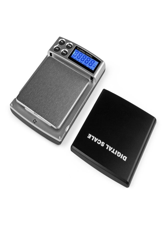 Flexzion Digital Pocket Scale for Grams of Jewelry Gold Silver Coin, Gem Scale 1000 g x 0.1 g High Precision Digital Gram Scale LCD Display Portable Food Weighing Tool with Protective Cover - Image 4