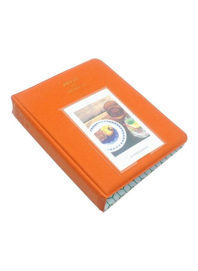 FUJIFILM Piece Of Moment Candy Colour Instax Photo Mini Book Album For 70/7s/8/25/50s/90 Orange  - Image 4