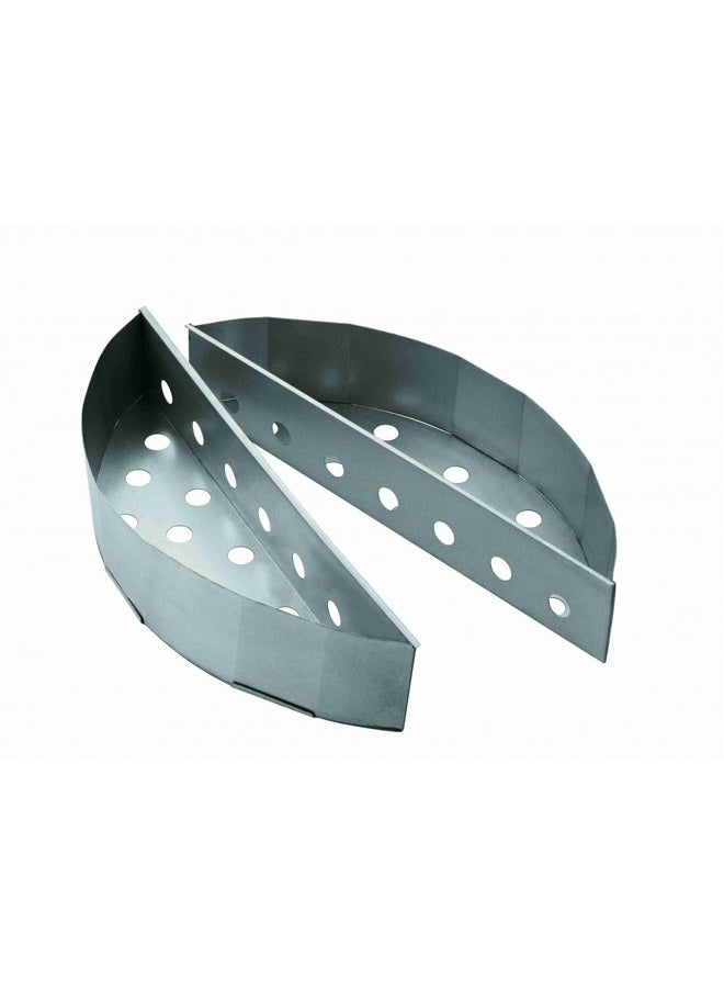 25033 2-Piece F60/F60 AIR Charcoal Basket, Silver, 42.5 x 17.5 x 13 cm