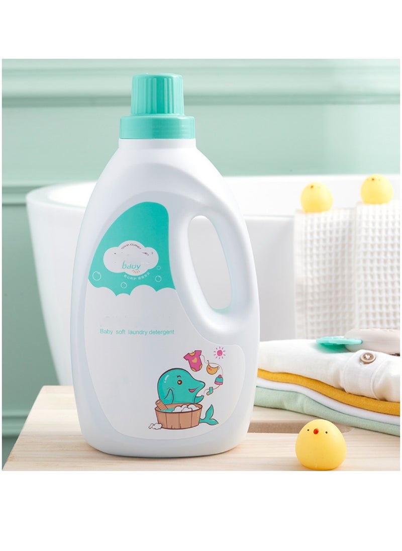Be a better mom 1L Delicate Laundry Detergent for Baby Mild Amino Acid Gently Cleans Eliminates Stains Ideal for Baby Cloths Towels  - Image 2