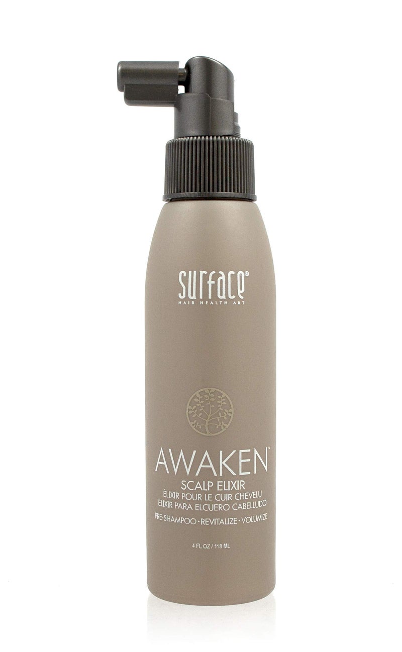 SURFACE Hair Awaken Scalp Elixir, Stimulate and Revitalize While Lifting Roots and Adding Volume, 4 Fl. Oz.