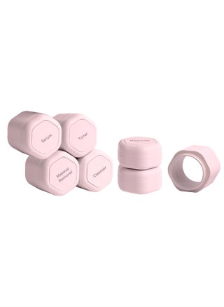 Cadence Travel Containers - Full Skincare Set - Magnetic Travel Capsules - 2 Small (0.56oz), 4 Medium Capsules (1.32oz), & Extender (1.43oz) with Multiple Labels for Better Organization - Petal - pzsku/ZBF67948DB9478A1CC7ABZ/45/_/1744137095/ce89da77-0d62-4219-9cf0-b4c0d5d4725c