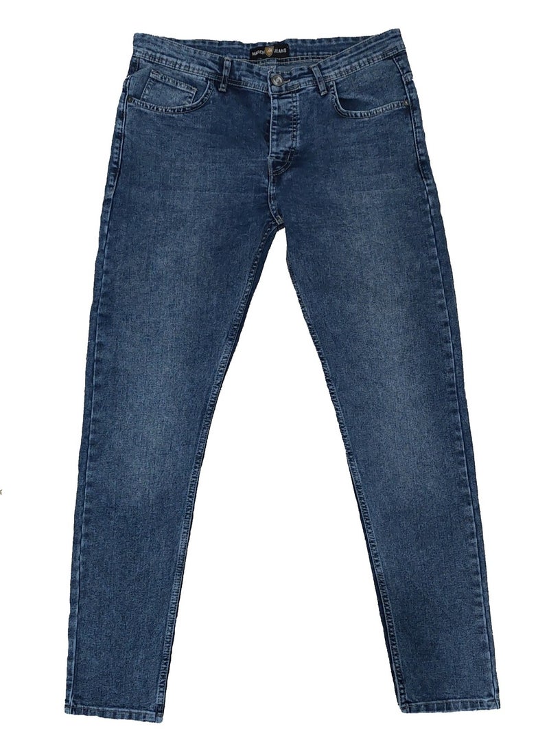 MARCH - Men's blue Lycra jeans - Image 1