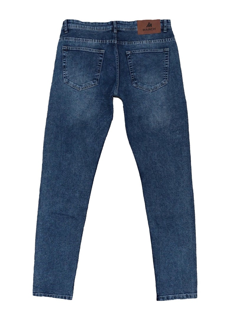 MARCH - Men's blue Lycra jeans - Image 1