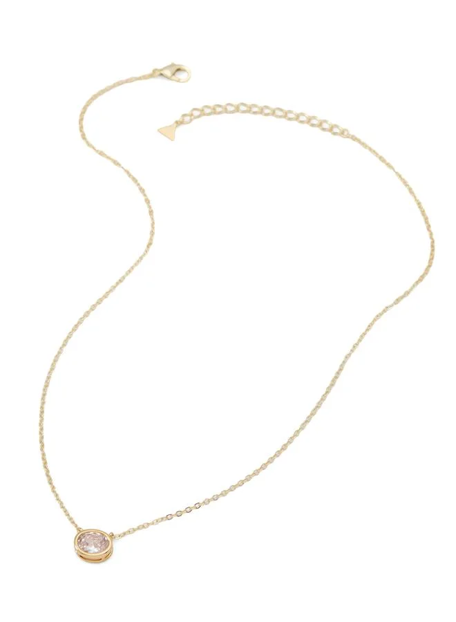 Bezel Ladies Multicolor Necklace