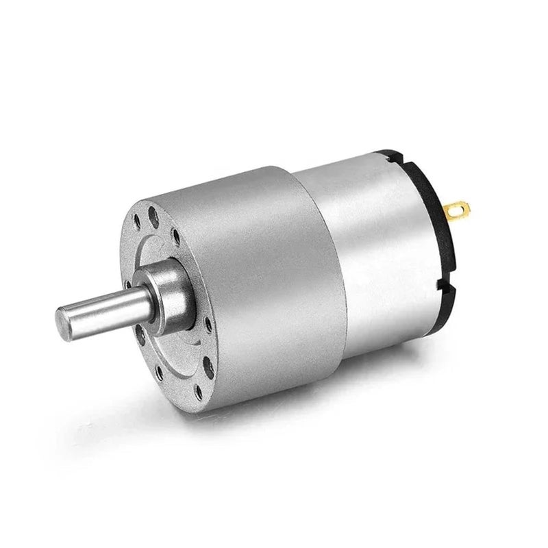 JGB37 520 محرك تروس تيار مستمر 24 فولت 35 دورة في الدقيقة عزم دوران 35 كجم سم صندوق تروس معدني عمود 6 مم - Image 1