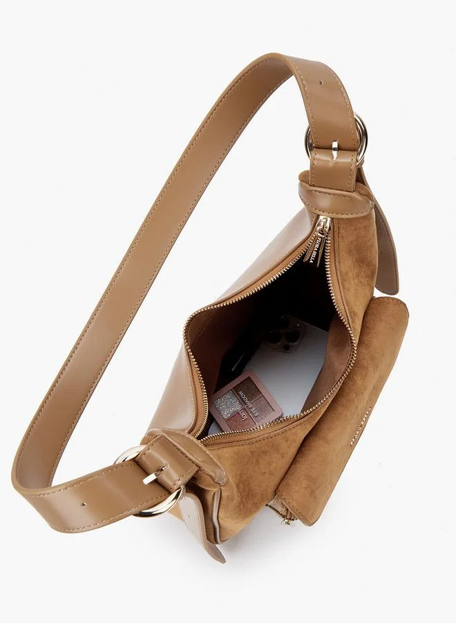 فلورا بيلا من شو إكسبرس حقيبة كتف صلبة بحزام قابل للتعديل