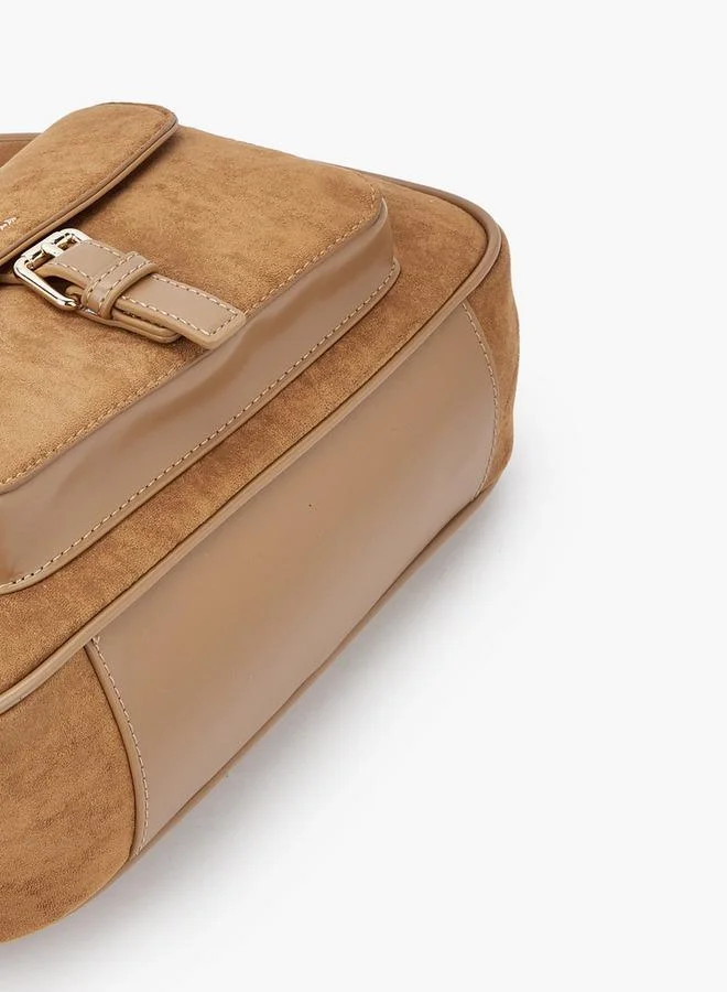 فلورا بيلا من شو إكسبرس حقيبة كتف صلبة بحزام قابل للتعديل